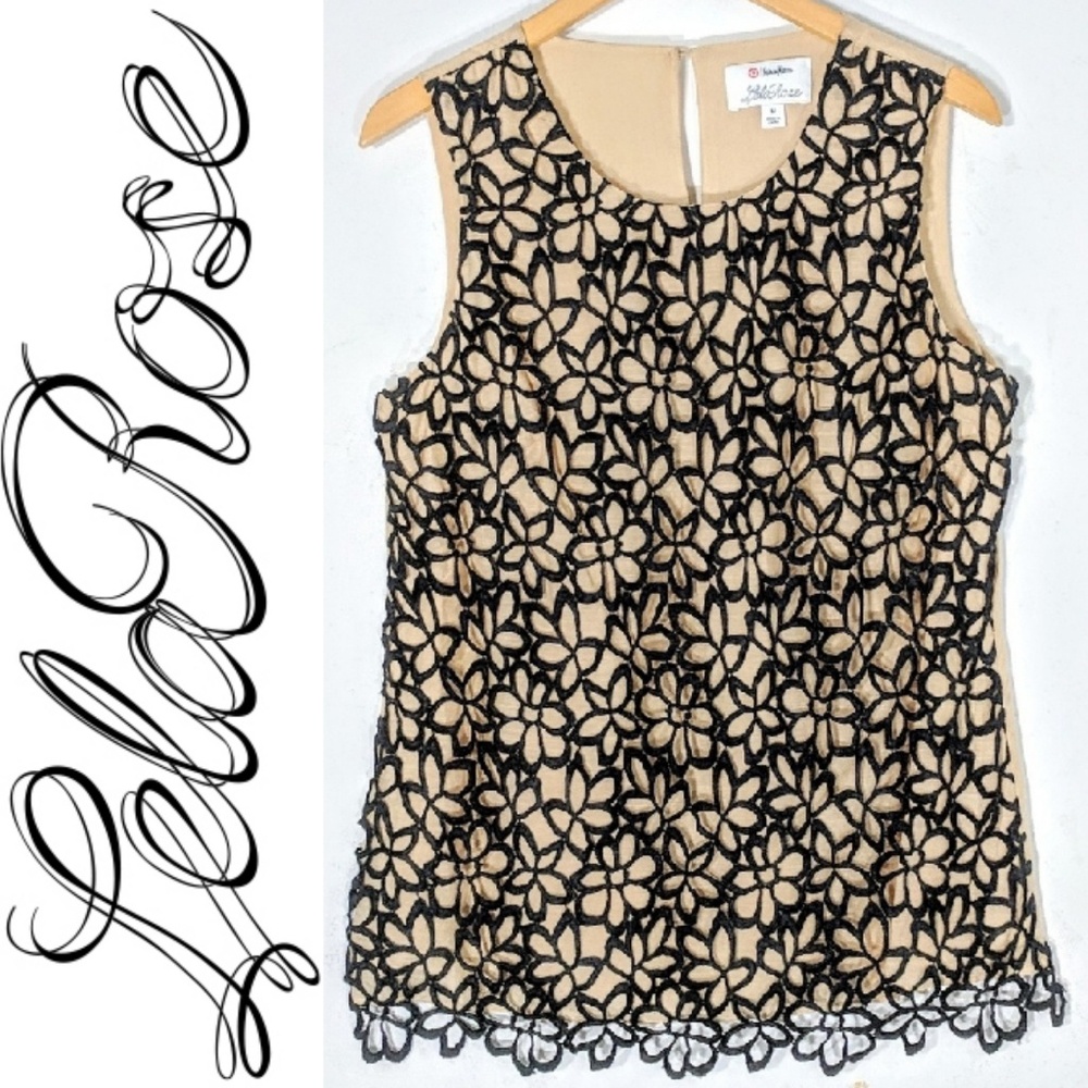 Lela Rose Tank Flower Overlay Neiman Marcus